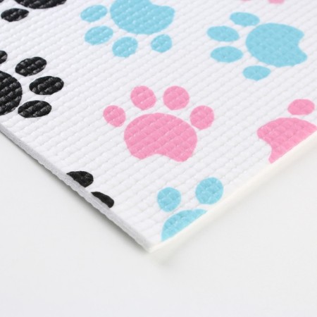 Rug for a bowl “dark paws”, 52x38x0.3cm-7
