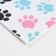 Rug for a bowl “dark paws”, 52x38x0.3cm