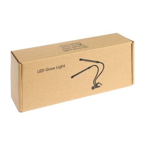 LED phytosvetnel, 9 watts, 250 mm, IP66, 5 V, USB, full spectator, clothespin, timer-6