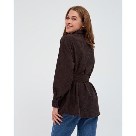 Women's shirt minku chocolate color, river 50-2