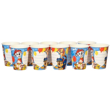 Paper glass "Happy Birthday!", 250 ml, puppy patrol-4