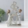 Polystone souvenir "kids and heart installation" bronze, silver 15.5x6x23 cm