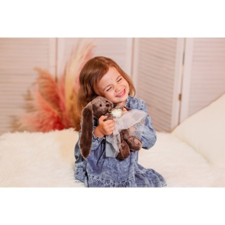 Soft toy "Snowflake LI", Bunny, 25 cm-7