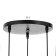 Lamp Bayerlux "Plaza" 3he27 40W Black gold 30x30x24-90cm