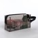 Cosmetic bag with lightning, black/transparent color