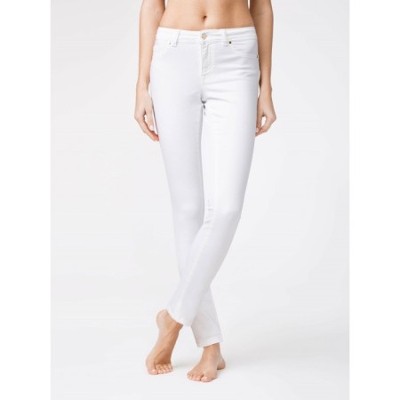Women's jeans modeling CONTE ELEGANT, size XS, color White