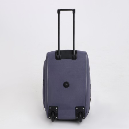 Road bag on wheels, a lightning department, with an increase, an outer pocket, the color is gray-3