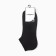 Male socks shortened, black color, size 25-27
