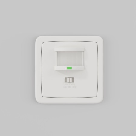 Infrared motion sensor Technical SI-02, 800W, 8x3x8 cm, white color-3