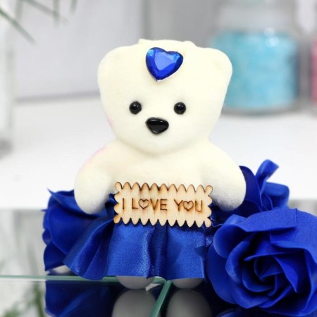 Soap roses and a bear cub, set-3