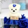 Soap roses and a bear cub, set
