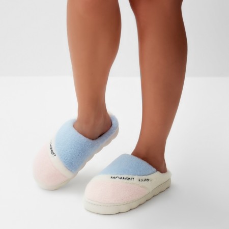 Women's slippers, size 40-41, pink. blue-9