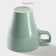 Mug ceramic shares Coffee Break, 280 ml, turquoise color