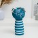 Binomik vase Biryuza with painting, 20.5cm