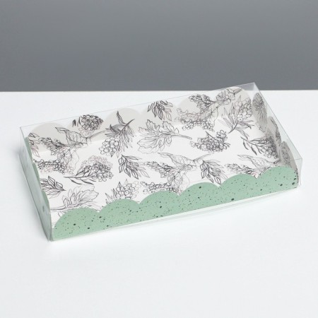 Bearbox, confectionery packaging with PVC lid, "bunny", 10.5 x 21 x 3 cm