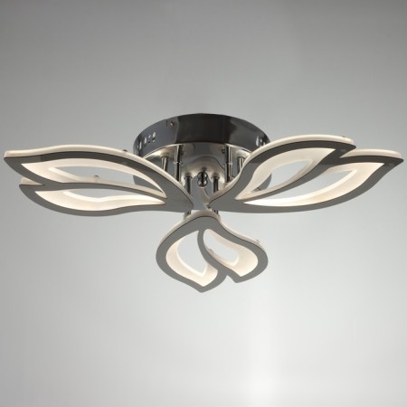 Chandelier gallop LED leaf fall 60W LED 2700-4200K chrome 58x58x9.5cm-1