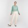 Women's pants Minaku: Green Trend Milk Color, Rr. 42