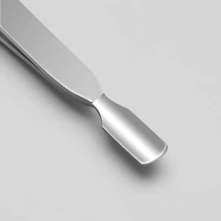 Pinzet-Shaber for nail extension, 16.5 cm, silver color-3
