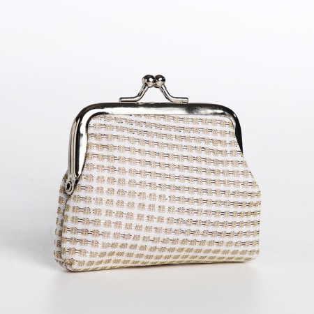 Women's wallet on farmar, gold color-1
