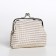 Women's wallet on farmar, gold color
