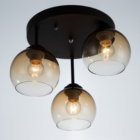 Chandelier 2075/3GD E27 40W coffee-gold 45x45x40 cm Bayerlux-1
