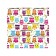 Organizer in a bath on suction suction “Suvynoye”, for storing toys and trifles, size 33x39 cm