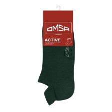 Носки мужские с фальшпяткой OMSA ACTIVE, размер 45-47, цвет verde foresta