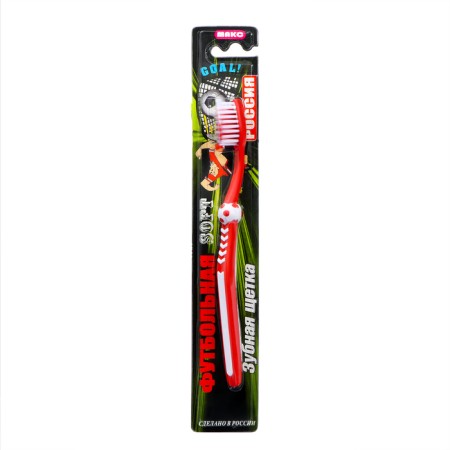Toothbrush Children's "Football" soft stubble, 1 pc.