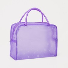 Lightning cosmetic bag, purple color