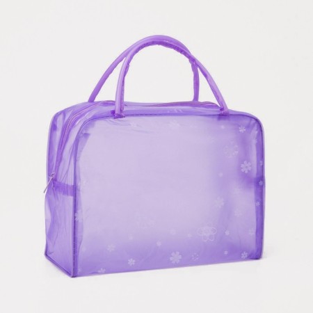 Lightning cosmetic bag, purple color