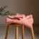 Pasionaria “Shifu”, Muslin, 250 gr, size 50x90 cm, Terracotta color