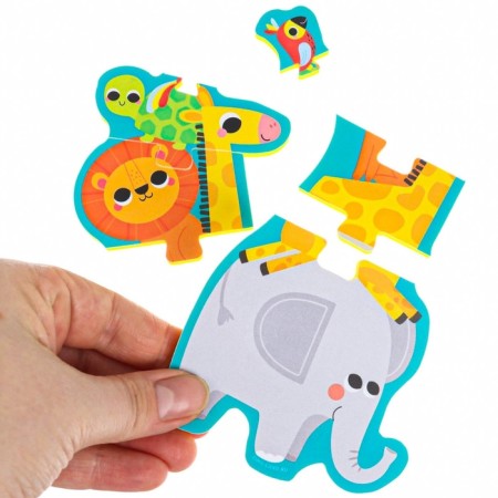 Soft puzzle for kids "Pyramid: Africa", 5 parts, crush me-11