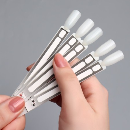 Stickers for gradient tips 21.5 × 30.5/8.3 × 0.9 cm, 50 pcs on the sheet, black/white color-7