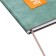 Universal diary for grades 1-11 "Geometry", solid cover of artificial leather, silkography, lies, 48 ​​sheets, brown-turquoise
