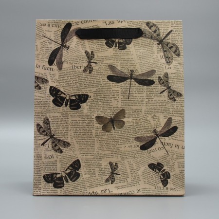 Package Gift Crafts Vertical, packaging, “butterflies”, 23 x 27 x 11.5 cm-1