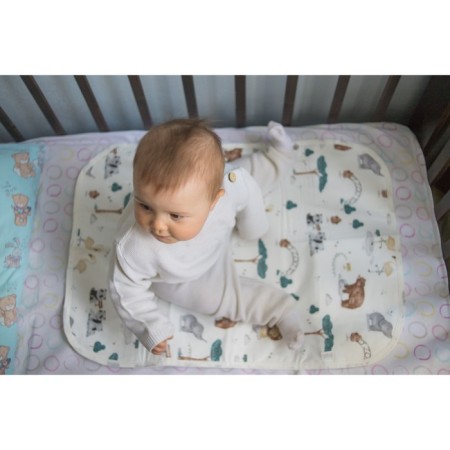 A waterproof diaper, 50*70 cm "animals"-5