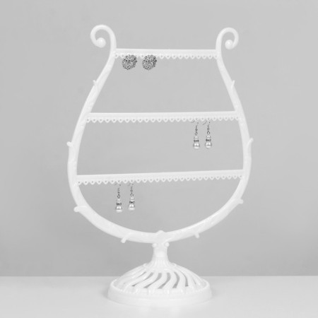 Arfa decoration stand, 34 places, 15 × 28 × 38 cm, white color-2