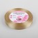 Satin tape, 12 mm × 23 ± 1 m, shampan # 123 color