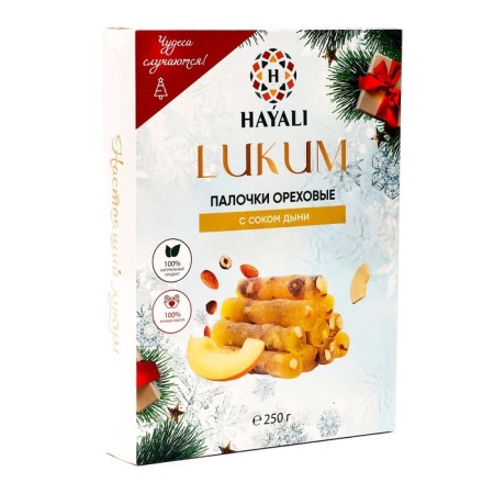 Lukum sticks hayali nuts with a melon 250g