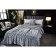 Bernard bedspread, size 160x220 cm, light gray color