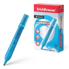Erichkrause Liquid Visioline V-14 Neon, 0.6-4.0 mm, water-based liquid in-based liquid inlets, blue