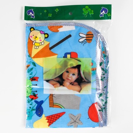 A waterproof diaper, 50x65 cm., Blue mix-3