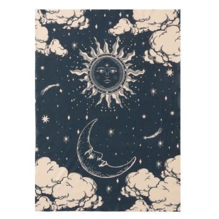 Female gift "Sun/Moon" blanket, socks, mask-3
