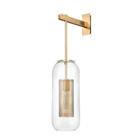 Bra Coro, 1x60W E27, brass color