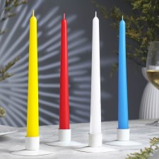 Antique candles, 2.3x 24.5 cm, 5 hours, 55 g, multi -colored