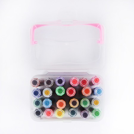 Fleeters 24 colors, thick, with a seal, a ventilated cap, mix-6