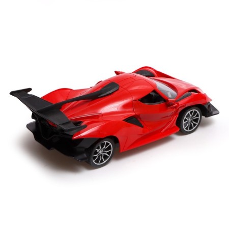 Radio -controlled machine "Shokukar", 1:14, door open, works from batteries, red color-3