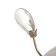 Celestial chandelier Kimberly 2HE27 40W gold, white