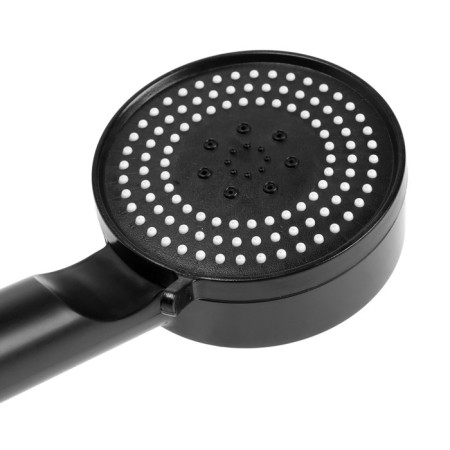 Shower watering can Zein Z3526, D = 90 mm, 5 modes, black-4