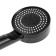 Shower watering can Zein Z3526, D = 90 mm, 5 modes, black